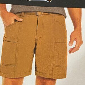 Eddie Bauer Mens Ripstop Tech Shorts Medium Elastic Waist Nylon‎ XLG NWT
